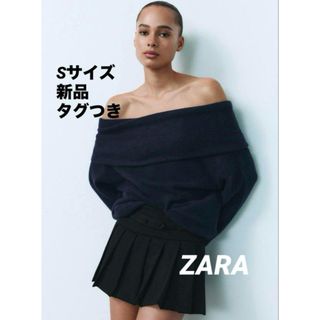 ZARA ソフトニットクロップドセーター M - メルカリ