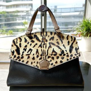 IACUCCI - IACUCCI ハンドバッグ ショルダーバッグ レオパード IACUCCI - IACUCCI ハンドバッグ ショルダーバッグ レオパード