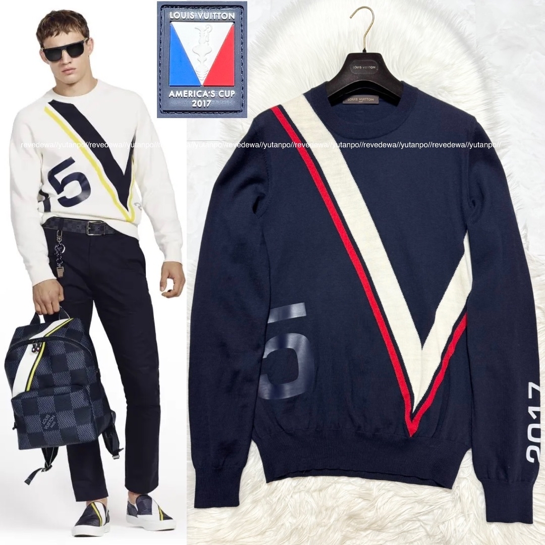 LOUIS VUITTON - 本物 極美品 ルックブック掲載 ルイヴィトン V LOUIS VUITTON - 本物 極美品 ルックブック掲載 ルイヴィトン V