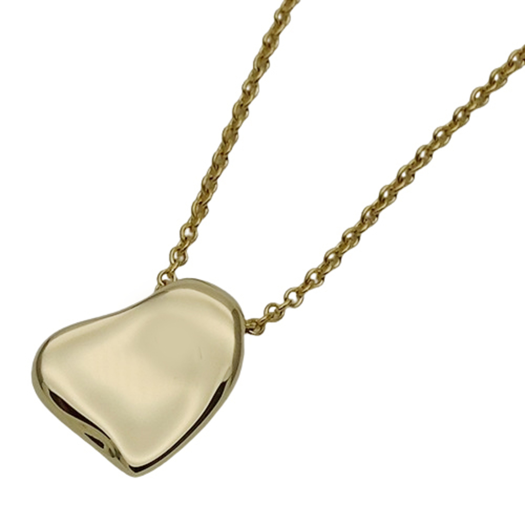 Tiffany & Co. - ティファニー TIFFANY&Co. ネックレス レディース ブランド 750YG エルサペレッティ フルハート イエローゴールド ジュエリー 磨き済み 【中古】
