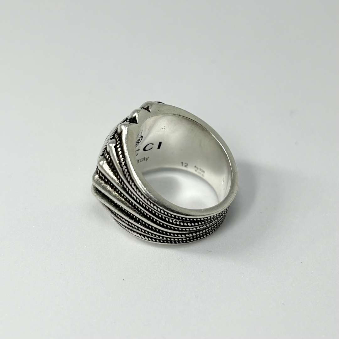 GUCCI - 新品 グッチ インターロッキング Gシグネットリング 12 GUCCI - 新品 グッチ インターロッキング Gシグネットリング 12