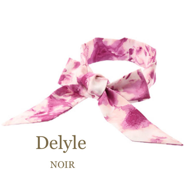 Delyle NOIR(デイライルノアール)の新品未使用タグ付き！！ Delyle NOIR ボカシ柄リボンベルト レディースのファッション小物(ベルト)の商品写真