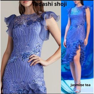 TADASHI SHOJI - タダシショージ フラワーコードレースドレス TADASHI SHOJI - タダシショージ フラワーコードレースドレス