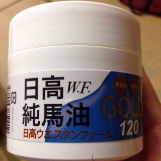 北海道日高純馬油GOLDクリーム120ml(フェイスクリーム)