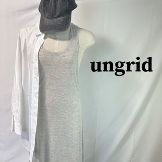 Ungrid - Ungrid リネン混バックオープンワンピース の通販 by Ungrid - Ungrid リネン混バックオープンワンピース の通販 by