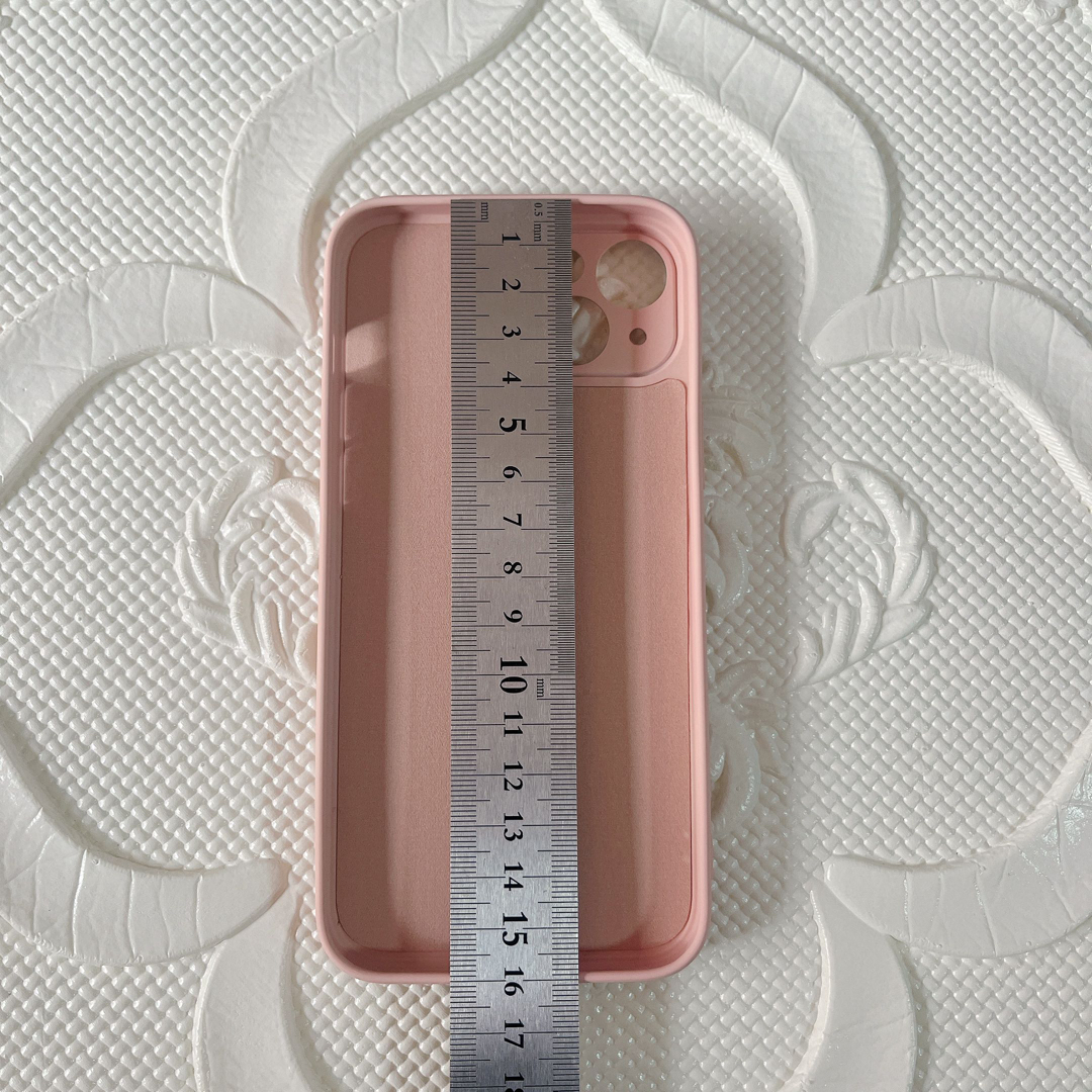 iPhone 15 Plusケース シリコン レンズ保護 ピンク スマホ/家電/カメラのスマホアクセサリー(iPhoneケース)の商品写真
