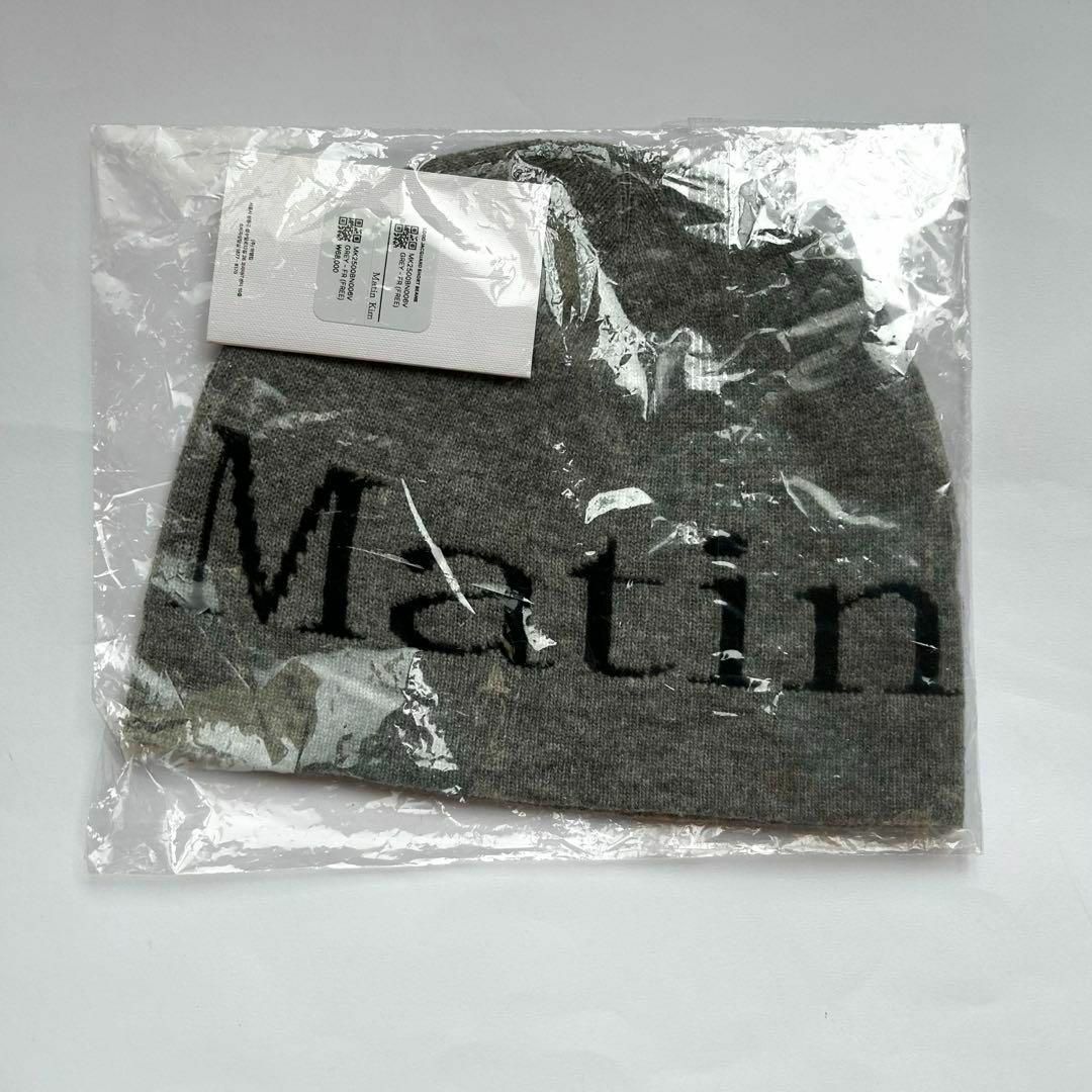 Martin Kim】マーティンキム ニット 帽 グレー 新品未使用 正規 Martin Kim】マーティンキム ニット 帽 グレー 新品未使用 正規