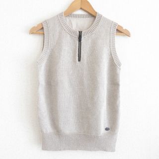 2024-25 秋冬新作  - FOXEY 美品 プルオーバー ハーフジップ フォクシー FOXEY ベスト/ジレ