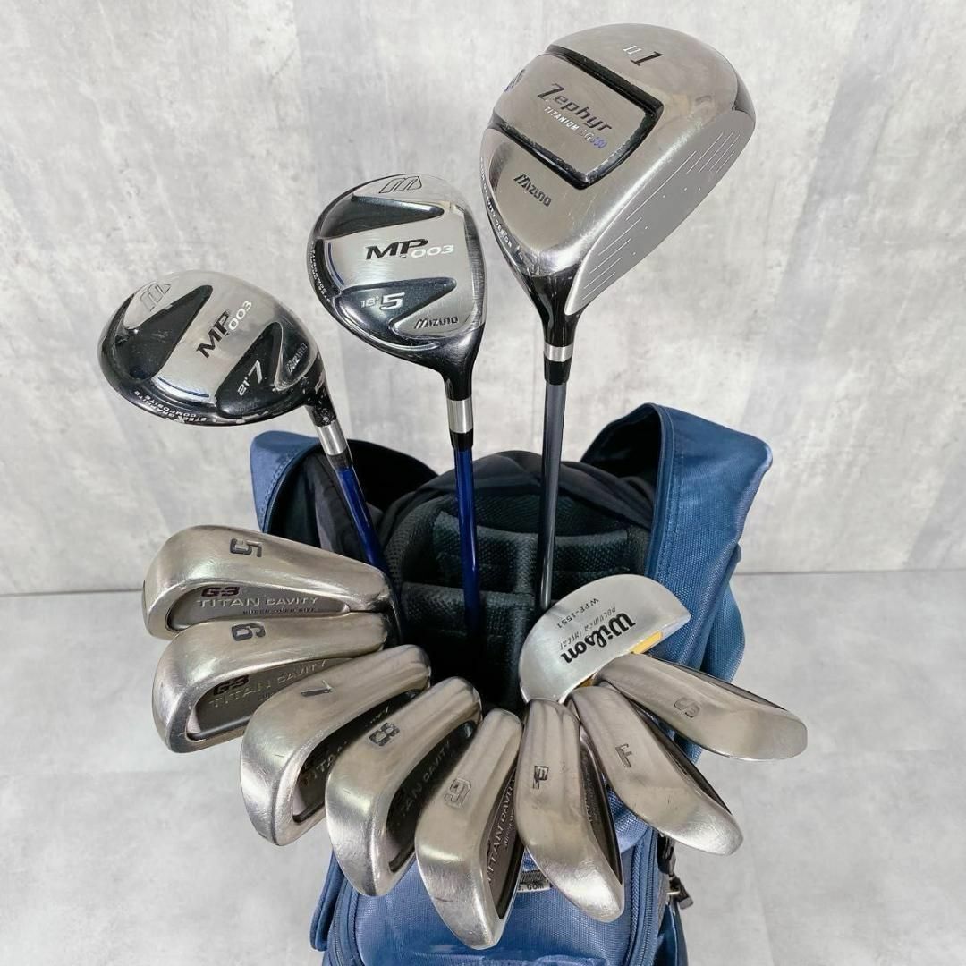 MIZUNO - Y895 メンズ ゴルフ クラブセット 13点 FLEX R 男性 シンプルの通販 by レックス's shop|ミズノならラクマ MIZUNO - Y895 メンズ ゴルフ クラブセット 13点 FLEX R 男性 シンプルの通販 by レックス's shop|ミズノならラクマ