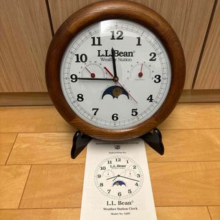 L.L.Bean - 美品L.L.Bean エルエルビーン 壁掛け時計 weather L.L.Bean - 美品L.L.Bean エルエルビーン 壁掛け時計 weather
