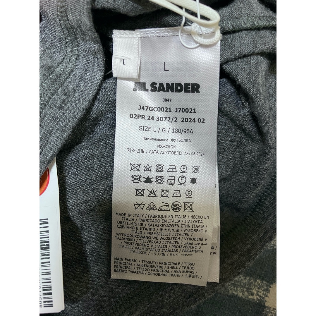 JIL SANDER - 新品 L 24aw JIL SANDER ハーフジップ ロゴニット JIL SANDER - 新品 L 24aw JIL SANDER ハーフジップ ロゴニット