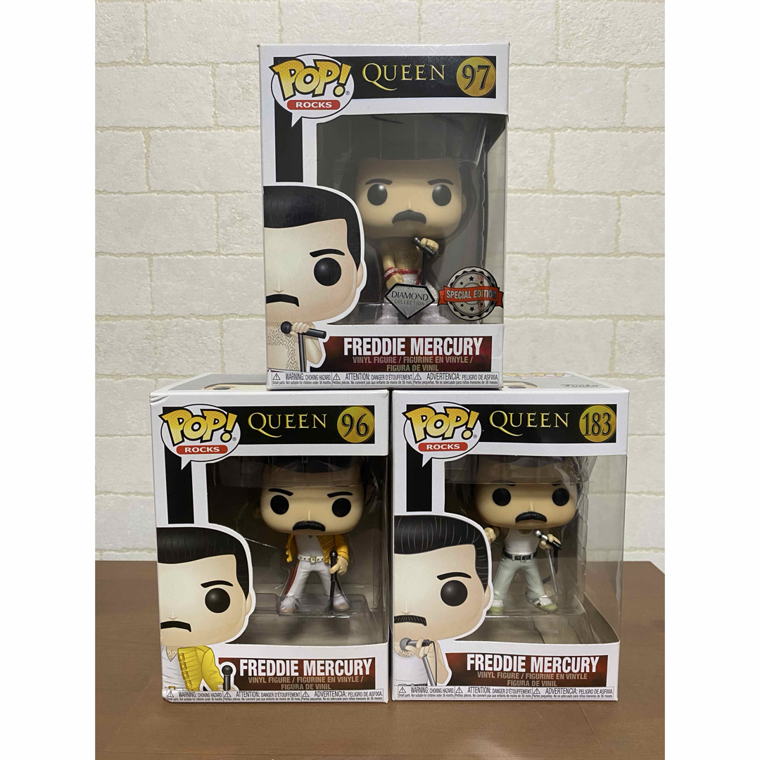 FUNKO POP! QUEEN クイーン フレディ・マーキュリー 3種セット FUNKO POP! QUEEN クイーン フレディ・マーキュリー 3種セット