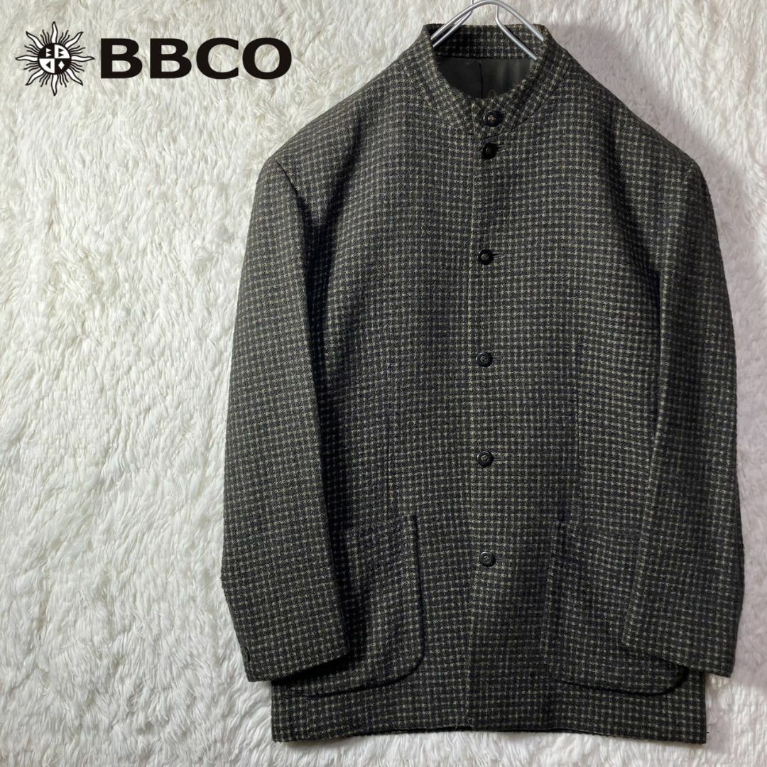 BBCO - 美品 BBCO ビビコ スタンドカラージャケット ツイード BBCO - 美品 BBCO ビビコ スタンドカラージャケット ツイード