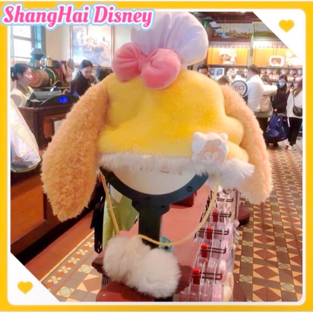 Disney(ディズニー)の【現地購入☆正規品】クッキーアン ふわふわファンキャップ 帽子 上海ディズニー エンタメ/ホビーのおもちゃ/ぬいぐるみ(キャラクターグッズ)の商品写真