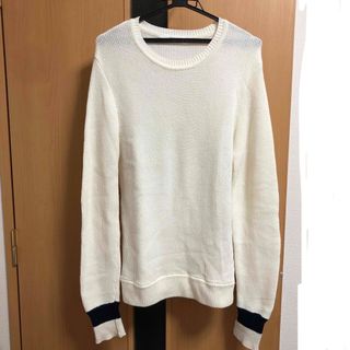 ビームスライツ(BEAMS LIGHTS)の美品　BEAMS LIGHTS 白ニット(ニット/セーター)