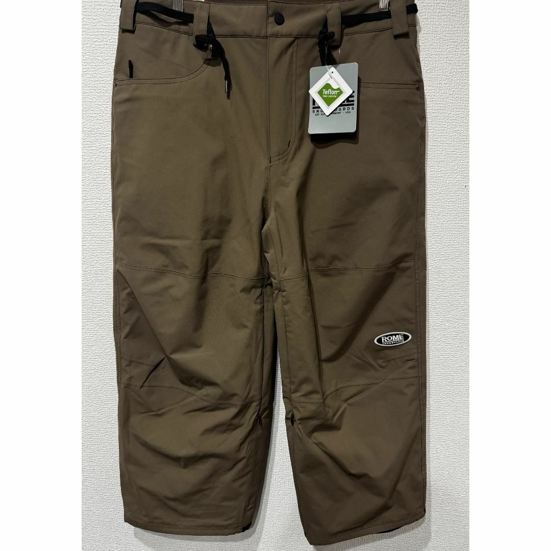 ROME ローム メンズ バギーパンツ 24/25 サイズS KHAKI 新品の ROME ローム メンズ バギーパンツ 24/25 サイズS KHAKI 新品の