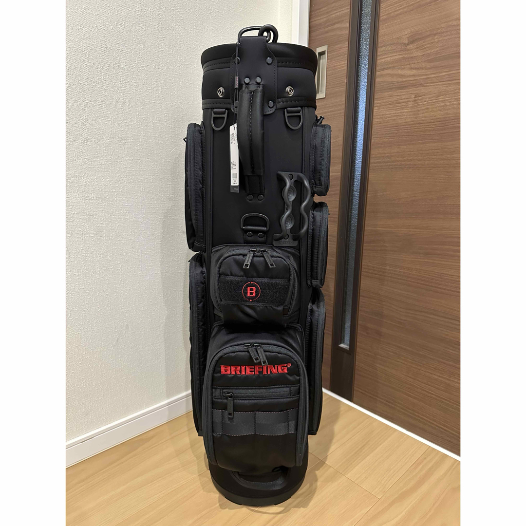 新品!!BRIEFING ブリーフィング キャディバッグ CR-6ブラック黒色