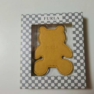 フルラ(Furla)のFULRA クマ型イヤホン小物(ストラップ/イヤホンジャック)