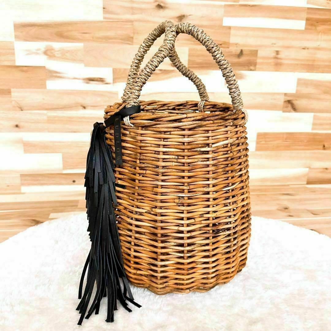 LUDLOW - 希少/完売品【ラドロー】馬 ホース かごバッグ 円形 LUDLOW - 希少/完売品【ラドロー】馬 ホース かごバッグ 円形