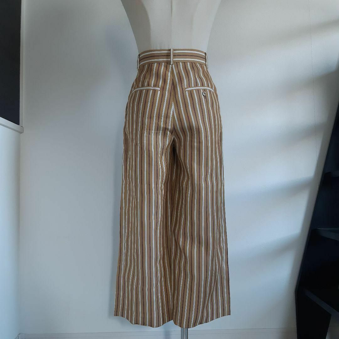 BEAUTY&YOUTH UNITED ARROWS(ビューティアンドユースユナイテッドアローズ)の【美品】BY マルチストライプ2タックワイドパンツо レディースのパンツ(その他)の商品写真