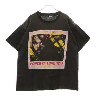 VINTAGE ヴィンテージ 90s LUTHER VANDROSS POWER OF LOVE TOUR TEE ルーサー ヴァンドロス 両面プリント Tシャツ 半袖 カットソー ブラック(Tシャツ/カットソー(半袖/袖なし))
