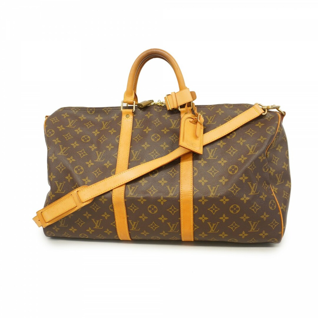 LOUIS VUITTON - 【5bc2551】ルイヴィトン ボストンバッグ モノグラム キーポルバンドリエール50 M41416 ブラウン【中古】メンズ レディース ユニセックス