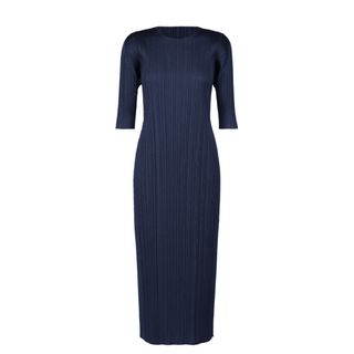 PLEATS PLEASE ISSEY MIYAKE(ワンピース ・ ブルー・ネイビー PLEATS PLEASE ISSEY MIYAKE(ワンピース ・ ブルー・ネイビー