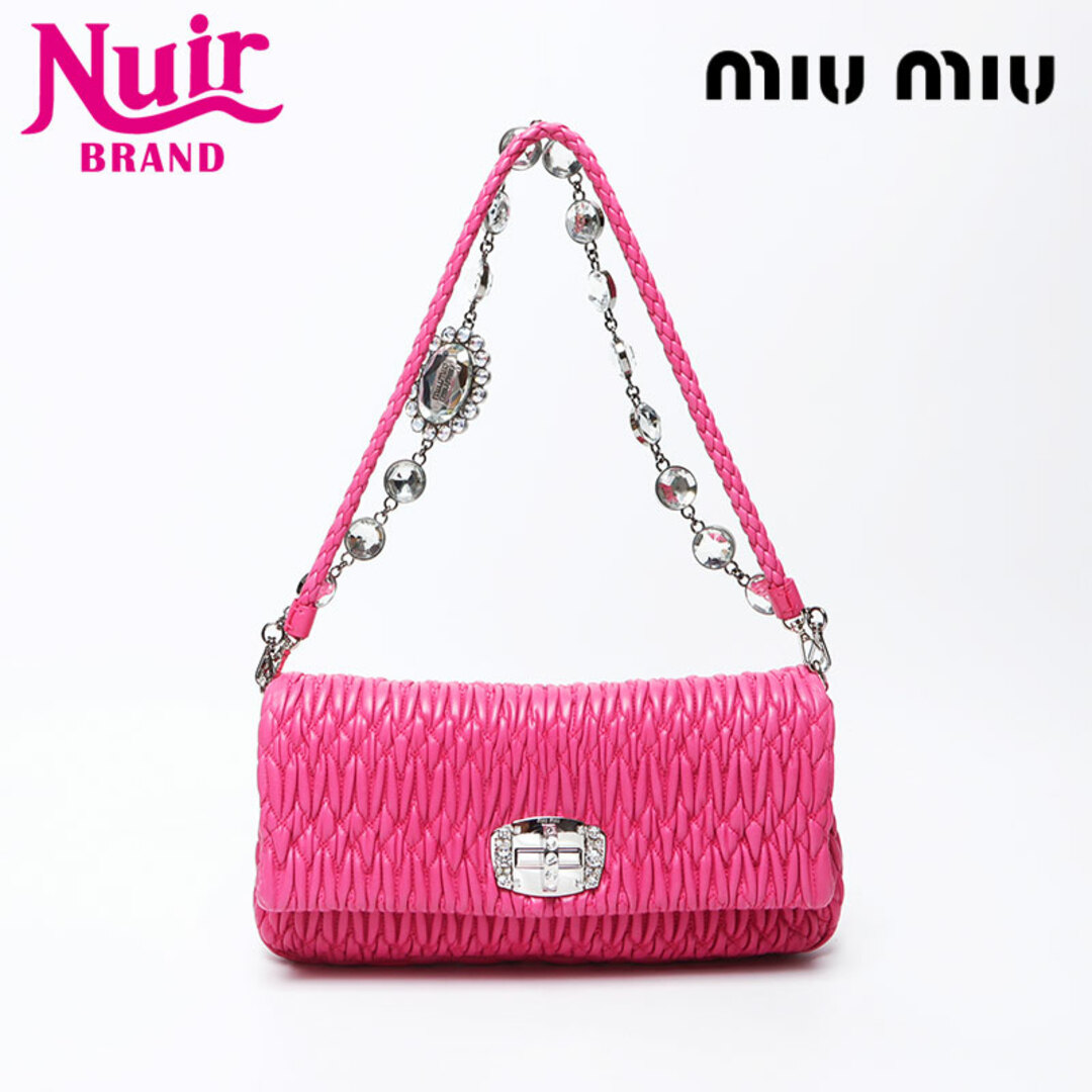 miumiu マトラッセ ショルダーバッグ ミュウミュウ ピンク miumiu マトラッセ ショルダーバッグ ミュウミュウ ピンク