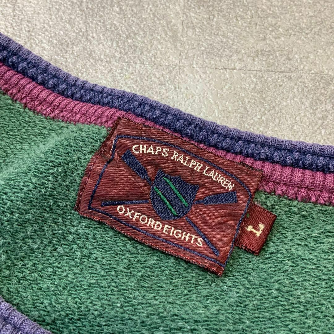 90's CHUMS Ralph Lauren オーバー刺繍ロゴ スウェット