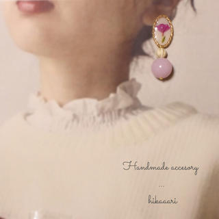 フラワー(flower)のhandmade earring ❶(イヤリング)