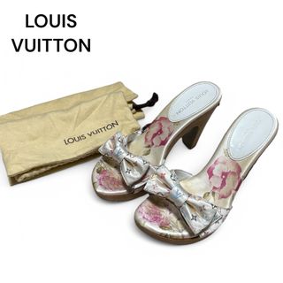 LOUIS VUITTON - LOUIS VUITTON ルイヴィトン リボン ヒール LOUIS VUITTON - LOUIS VUITTON ルイヴィトン リボン ヒール