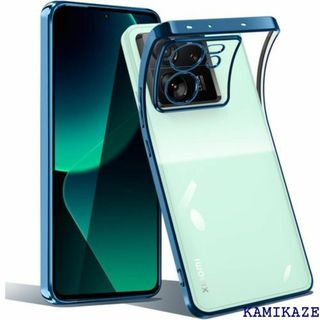 Xiaomi 13T/13T Pro ケース クリア 工 ー ブルー 2128(その他)
