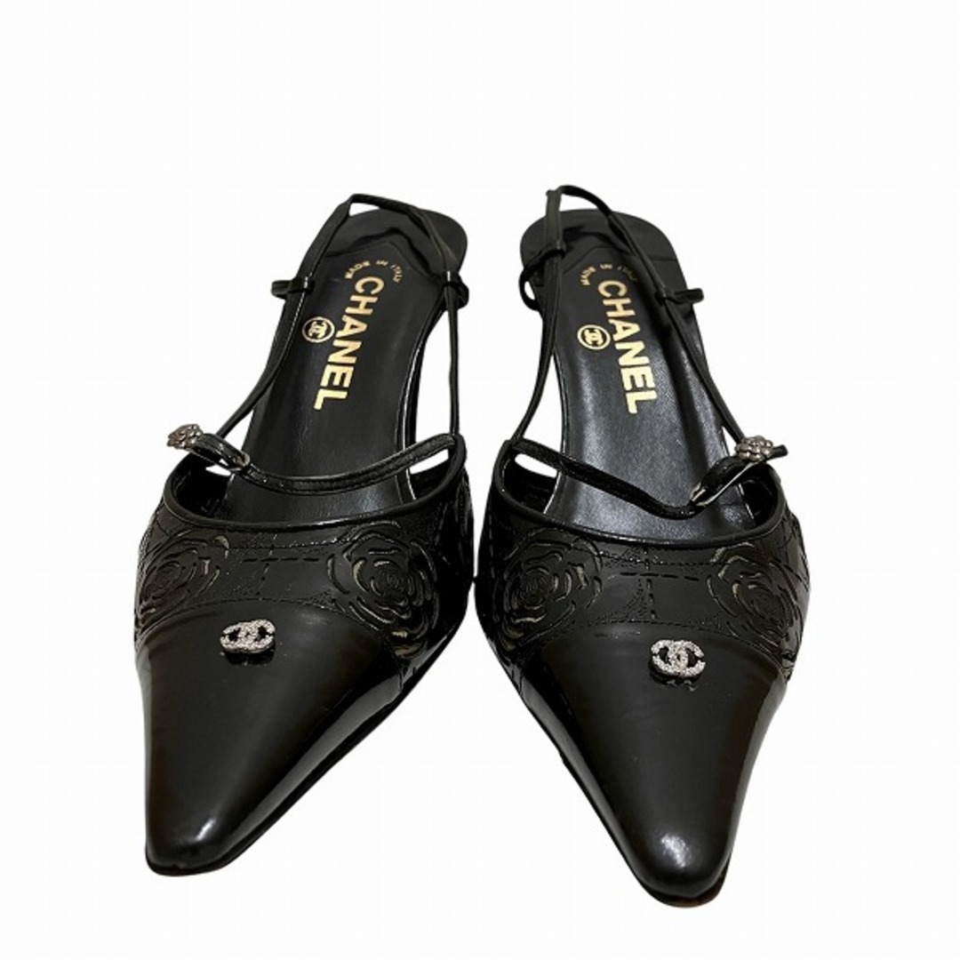 CHANEL - シャネル CHANEL パンプス ブラック 37 1/2 ブランド CHANEL - シャネル CHANEL パンプス ブラック 37 1/2 ブランド