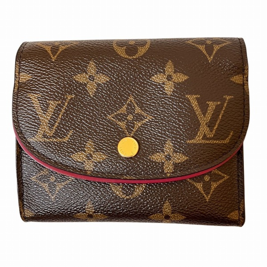 ルイヴィトン Louis Vuitton モノグラム ポルトフォイユ・アリアンヌ フーシャ M62036 財布 三つ折り財布 レディース 送料無料 【中古】【あす楽】