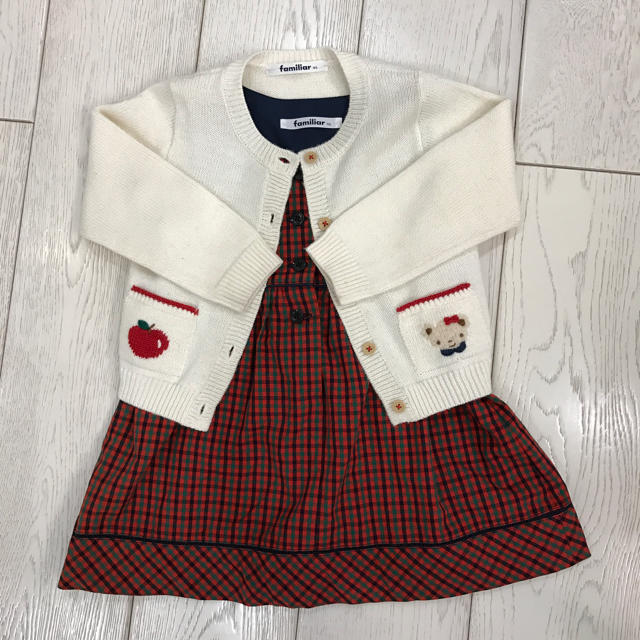 familiar(ファミリア)のkoto0915様 キッズ/ベビー/マタニティのキッズ服女の子用(90cm~)(カーディガン)の商品写真