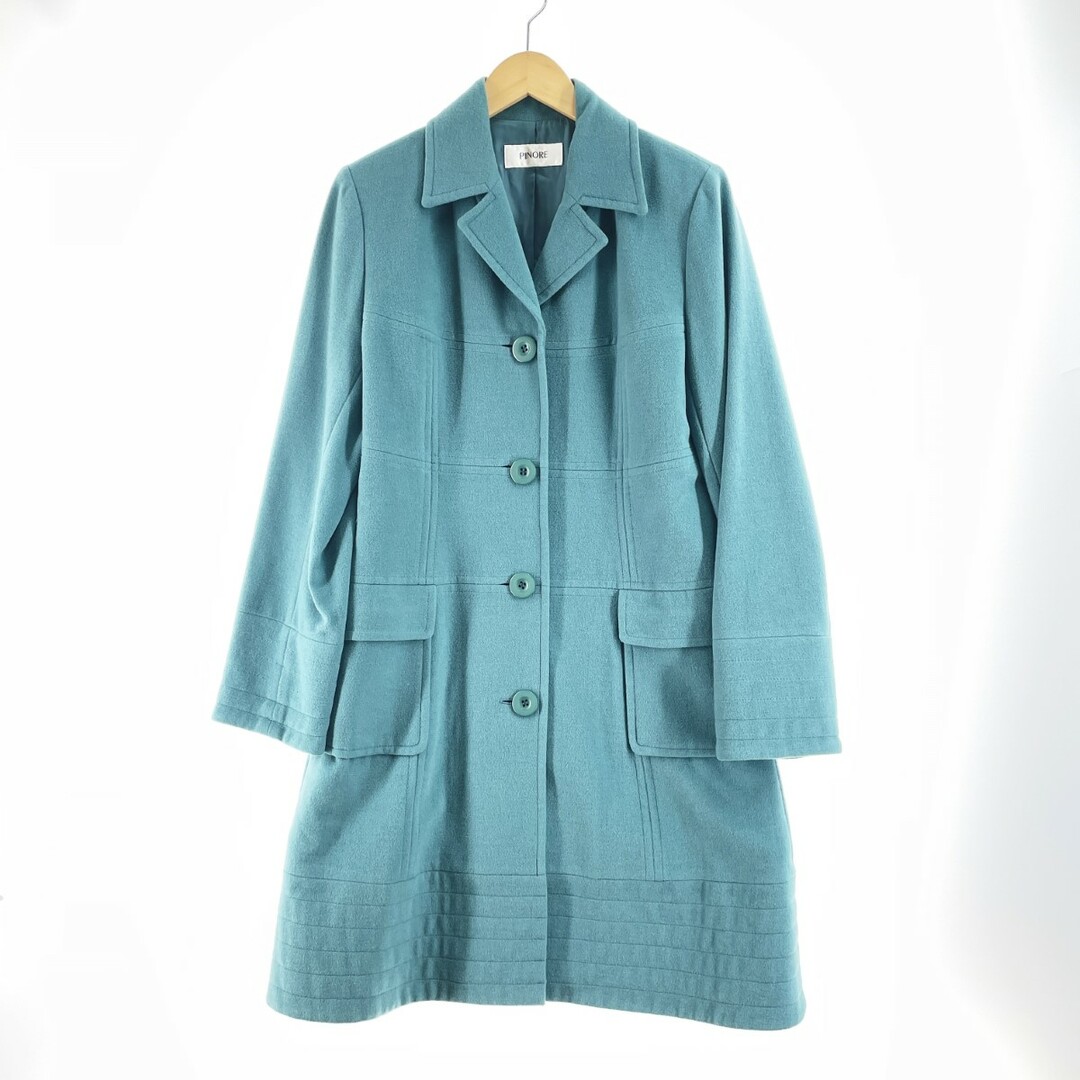 〇〇PINORE ピノーレ レディース コート サイズ40 グリーン