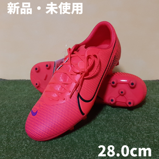 ナイキ(NIKE)のナイキ サッカースパイク ヴェイパー 13 PRO HG（レッド×ブラック）(シューズ)