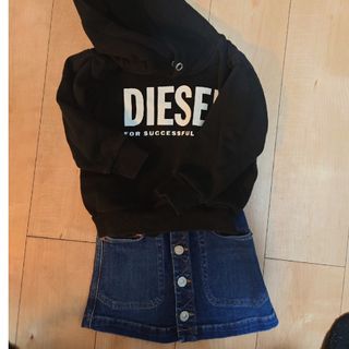 DIESEL - DIESEL　デニムスカート　パーカー