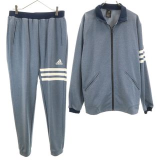 adidas - adidas フェイクレザー トラックスーツ3点セットアップ adidas - adidas フェイクレザー トラックスーツ3点セットアップ