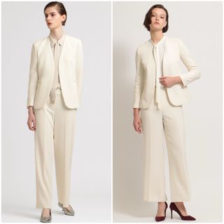 Theory - theory 23SS Admiral Crepe パンツスーツ アイボリー 2 Theory - theory 23SS Admiral Crepe パンツスーツ アイボリー 2