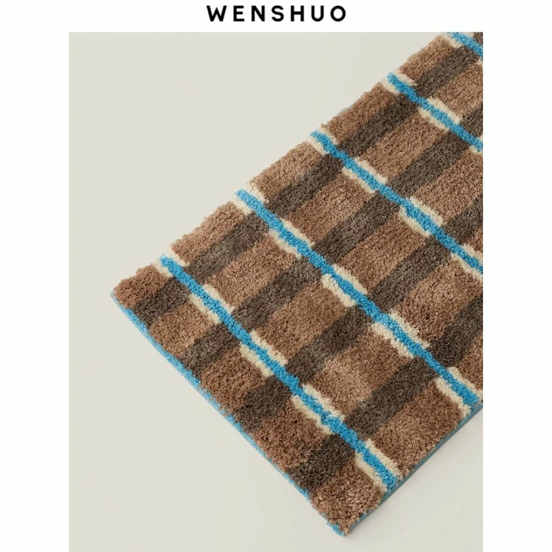 journal standard Furniture - WENSHUO HOME チェック柄 北欧 ミニラグ マット アクセント journal standard Furniture - WENSHUO HOME チェック柄 北欧