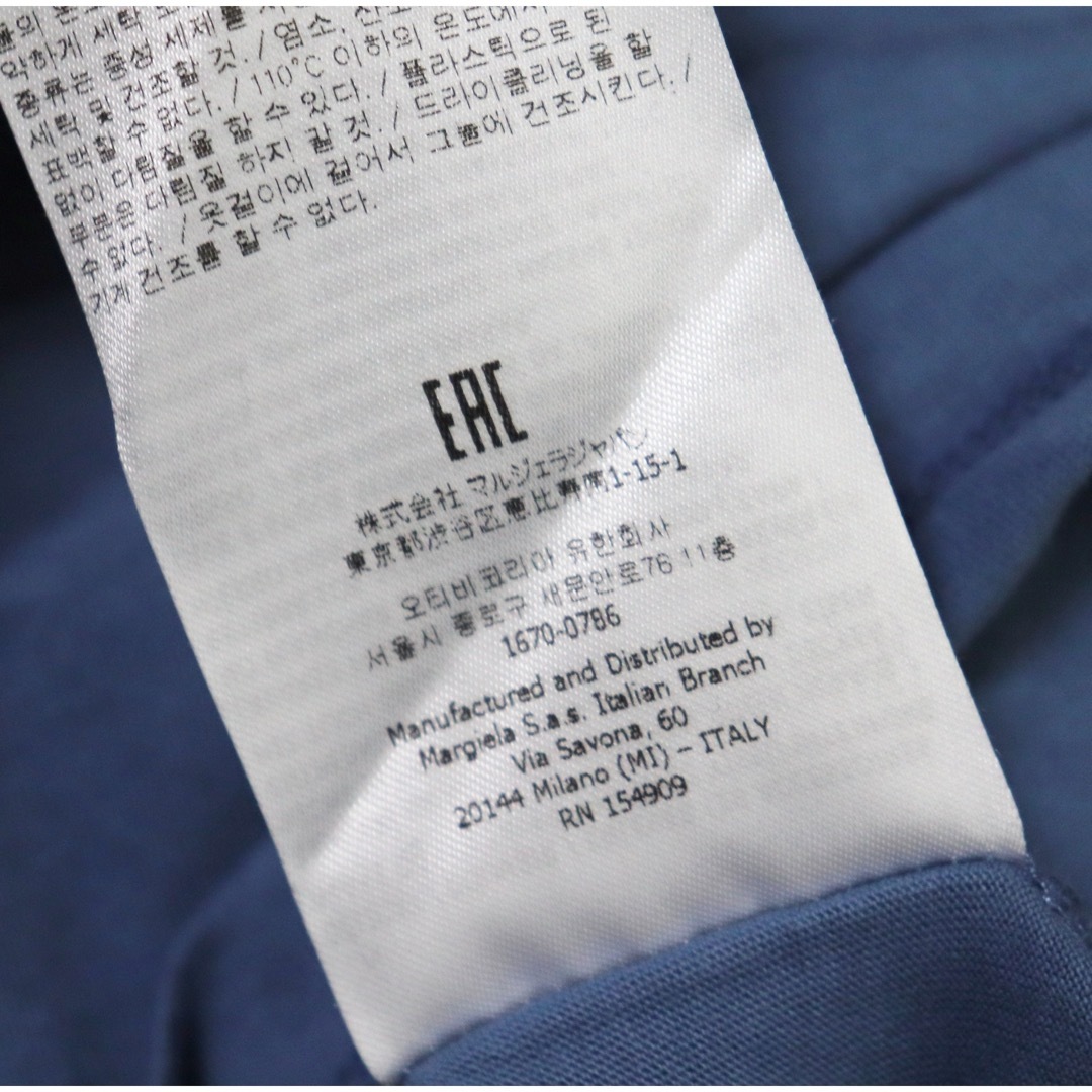 Maison Margiela（旧Maison Martin Margiela） - 《MM6メゾン マルジェラ》新品 ビッグ6ロゴ ロング丈フーディ パーカー L