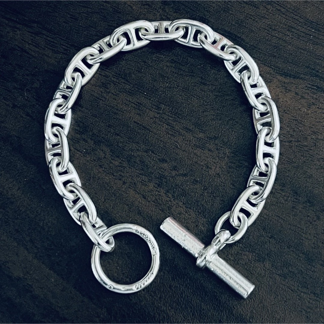 HERMES - ヴィンテージ エルメス シェーヌダンクル ブレスレット HERMES - ヴィンテージ エルメス シェーヌダンクル ブレスレット