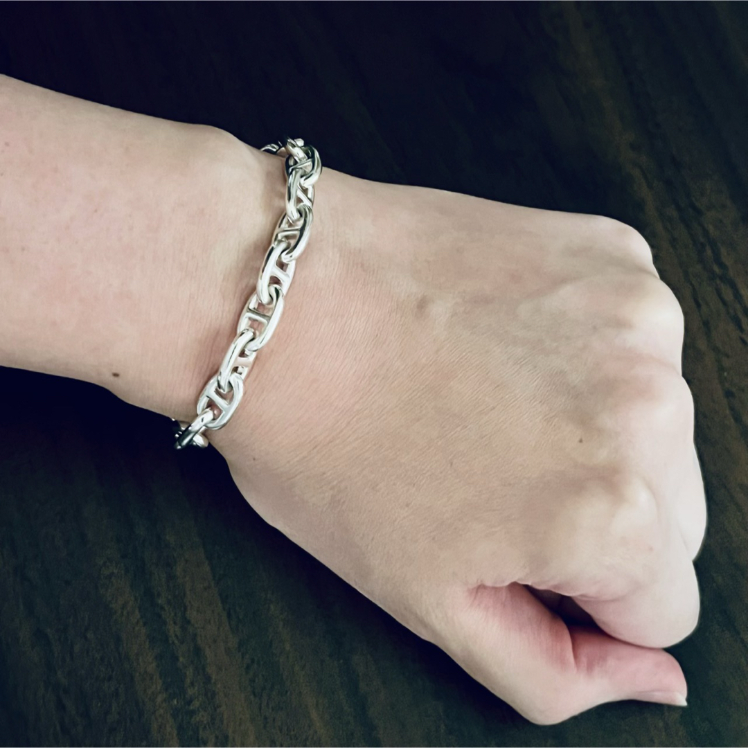 HERMES - ヴィンテージ エルメス シェーヌダンクル ブレスレット HERMES - ヴィンテージ エルメス シェーヌダンクル ブレスレット