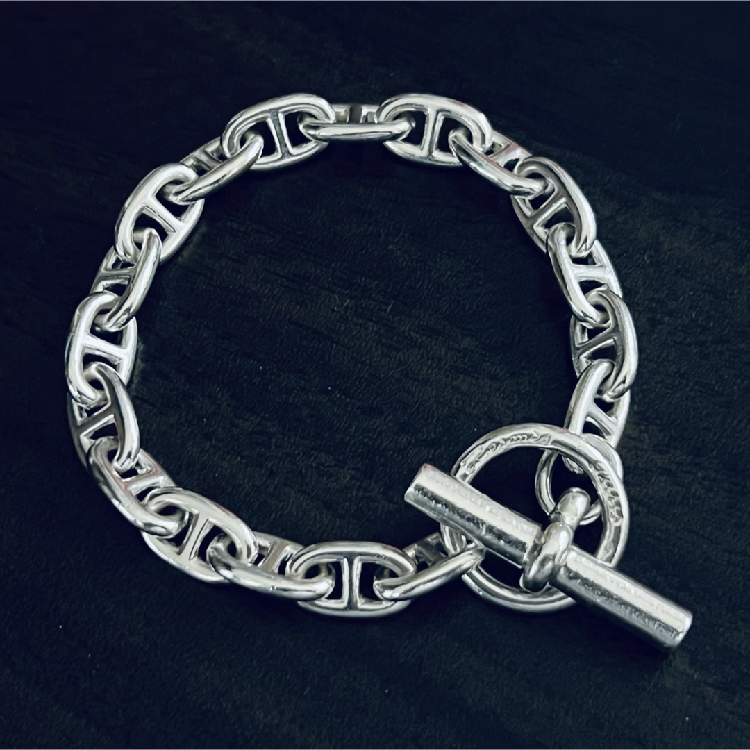 HERMES - ヴィンテージ エルメス シェーヌダンクル ブレスレット HERMES - ヴィンテージ エルメス シェーヌダンクル ブレスレット