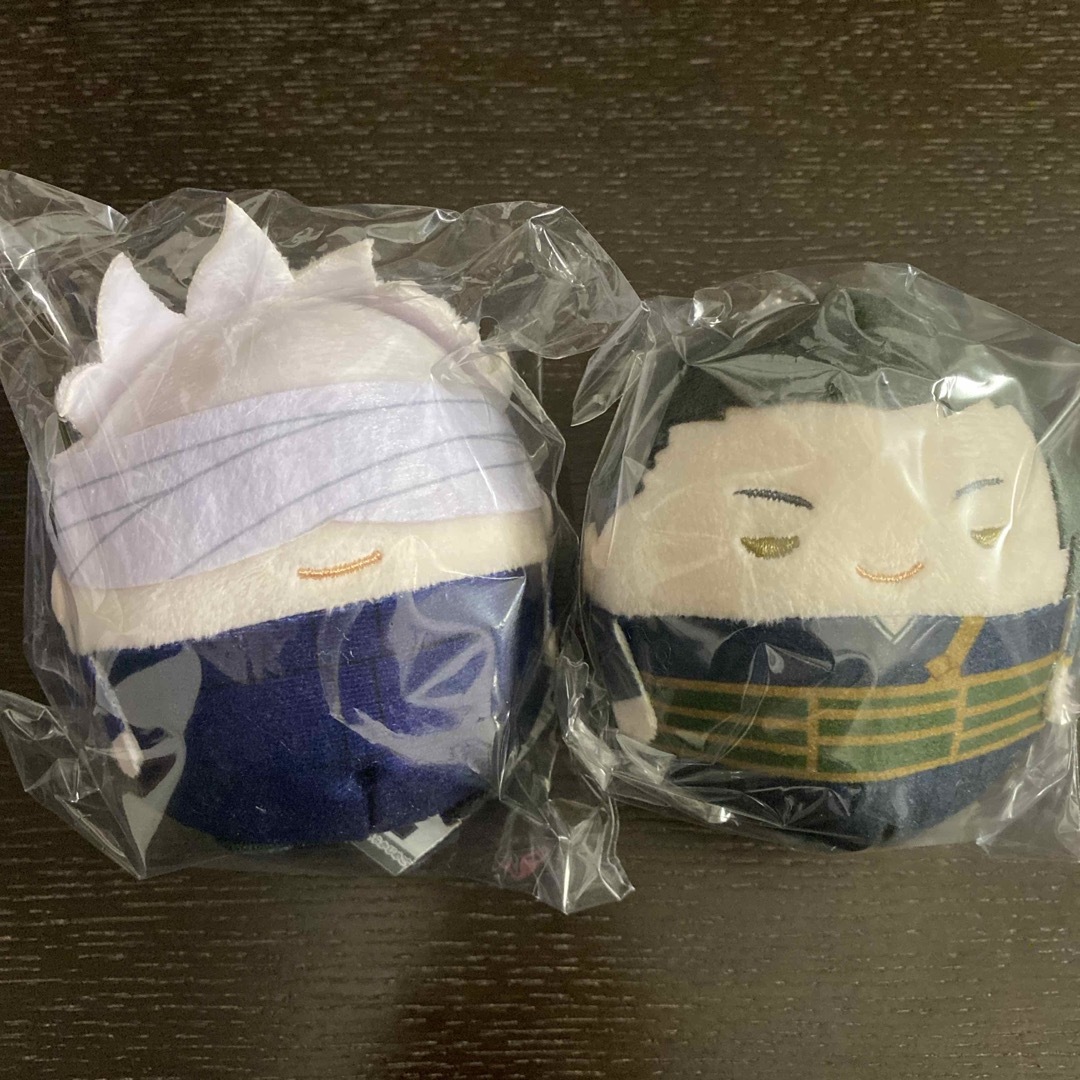 T-ARTS(タカラトミーアーツ)の呪術廻戦 五条悟 夏油傑 ふわコロりん ぬいぐるみ マスコット セット エンタメ/ホビーのおもちゃ/ぬいぐるみ(ぬいぐるみ)の商品写真