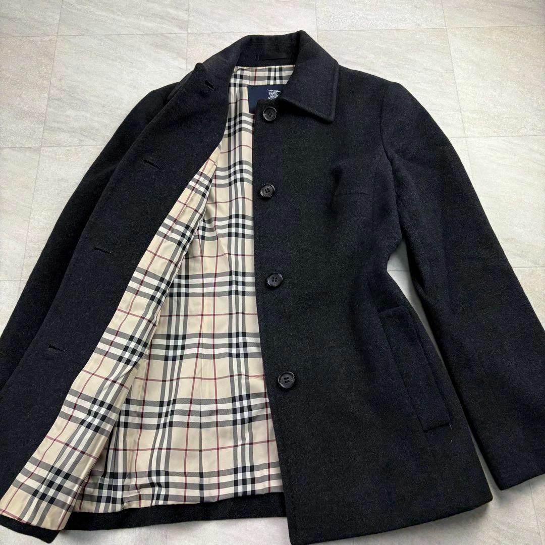 BURBERRY - 極美品 L位 BURBERRY LONDON アンゴラ混 コート BURBERRY - 極美品 L位 BURBERRY LONDON アンゴラ混 コート