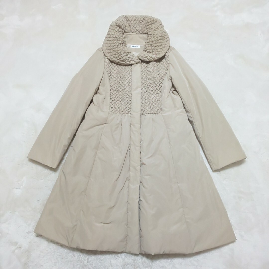 HIROKO BIS - 【美品】HIROKO BIS キルティング切替Aライン中綿 HIROKO BIS - 【美品】HIROKO BIS キルティング切替Aライン中綿