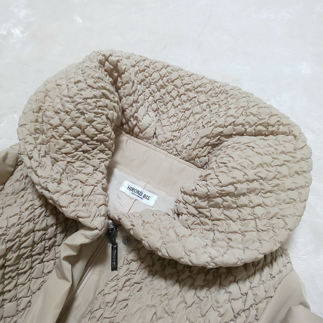 HIROKO BIS - 【美品】HIROKO BIS キルティング切替Aライン中綿 HIROKO BIS - 【美品】HIROKO BIS キルティング切替Aライン中綿