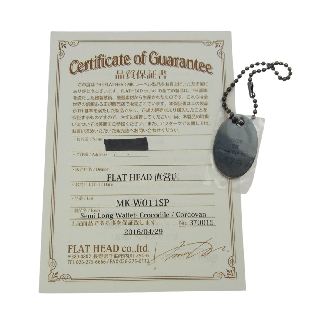 THE FLAT HEAD - THE FLAT HEAD ザフラットヘッド MK-W011SP THE FLAT HEAD - THE FLAT HEAD ザフラットヘッド MK-W011SP